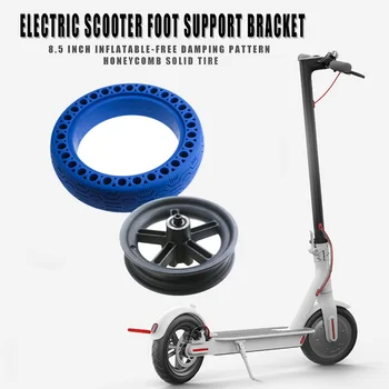 

1Pcs 8.5-Inch Honeycomb Rubber Solid Tire Tubeless 8 1/2 for Xiaomi M365 Electric Scooter Solid Tire with Contour Blue