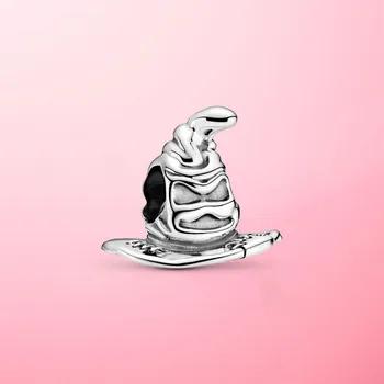 

2020 New Hot 925 Sterling Silver Potter Sorting Hat Charm Beads Fit Original Pamura Bracelet Silver S925 Jewelry Gift