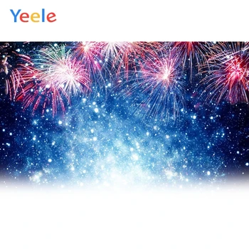 

Yeele Christmas Colorful Fireworks New Year Background Dreamy Light Bokeh Photography Backdrop For Photo Studio Vinyl Photophone