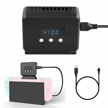 

External Turbo Pumping Cooler Radiator Base for Nintendo Switch Docking Station LED Display Radiator Cooling Fan for NS Switch