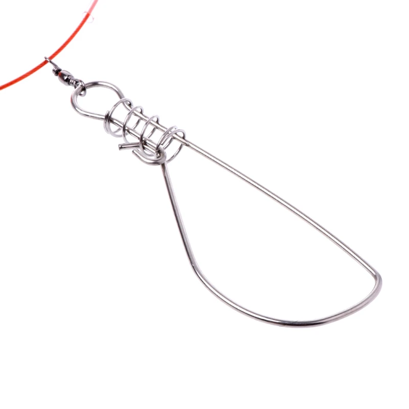 

Portable Stainless Steel Live Fishing Lock Belt Buckle Tackle Bait 5 Snap Tools suit for fishing