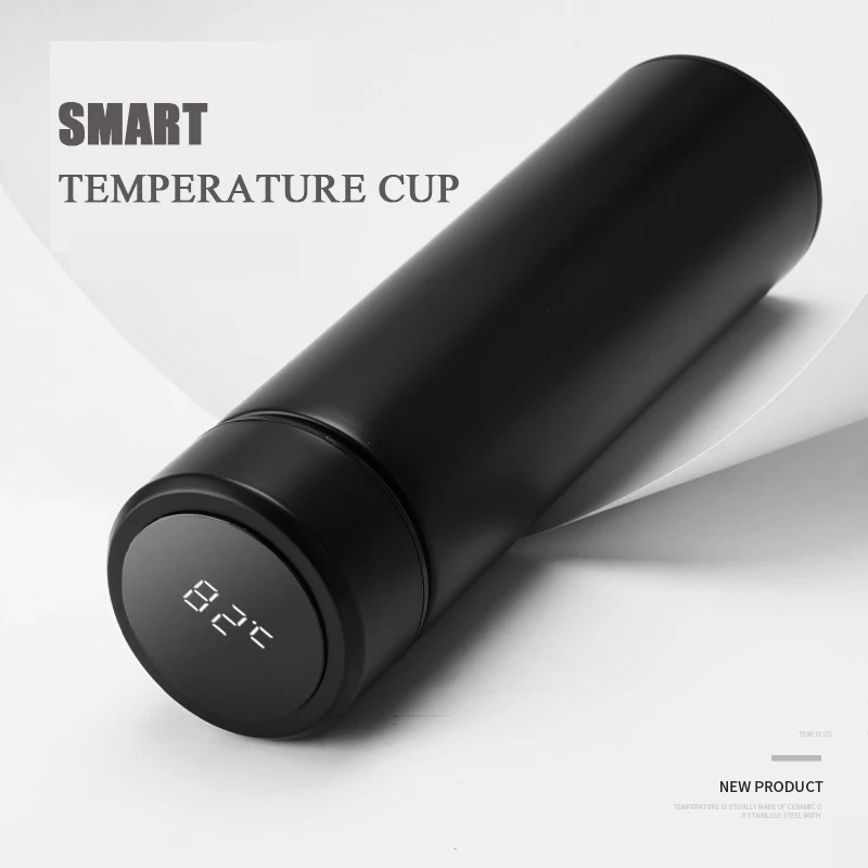 

Intelligent temperature measuring cup thermos bottle LED touch display temperature cup creative business gift cup Thermos cup