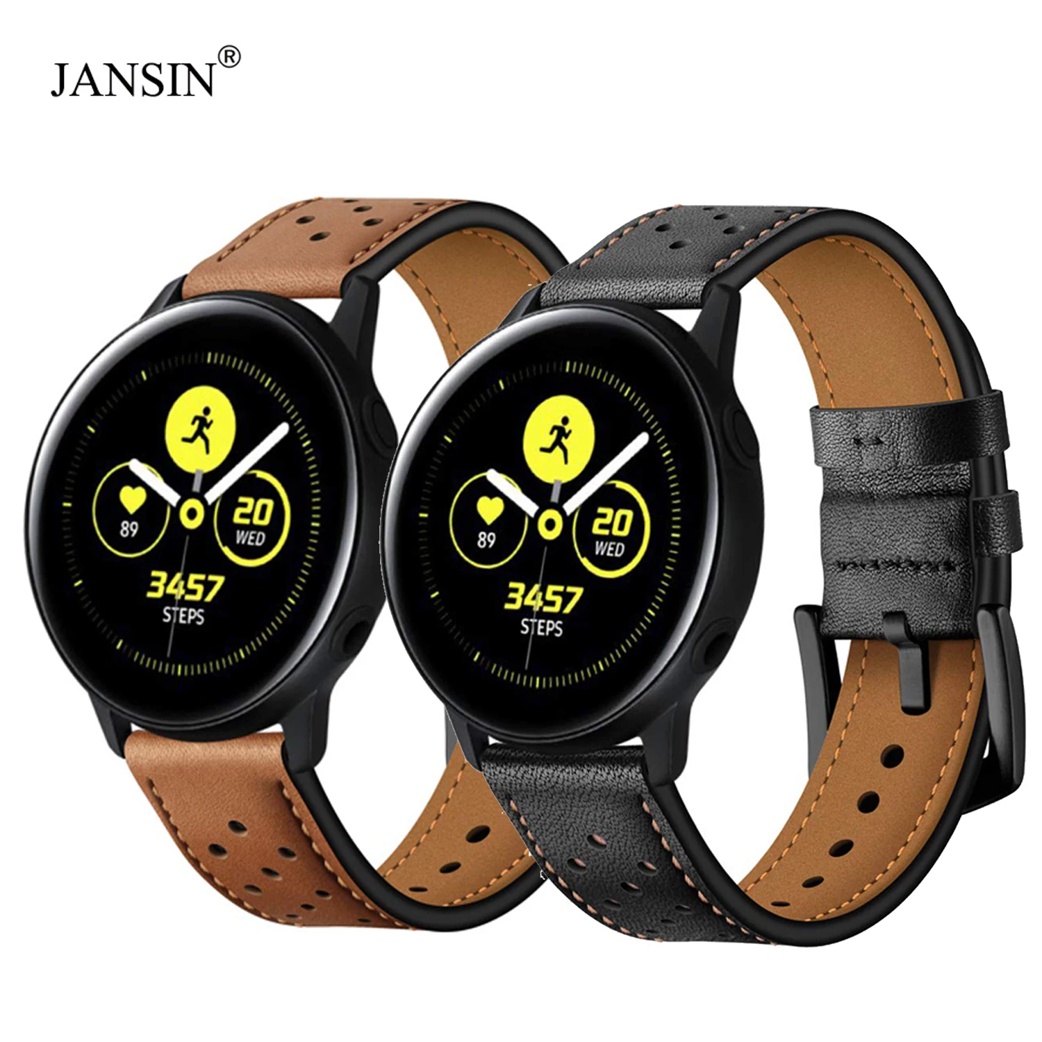 20 мм кожаный ремешок для часов Samsung Galaxy Watch Active /Galaxy 42 браслет Gear Sport/Gear S2|Ремешки