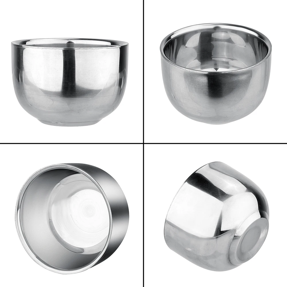 Coffee Milk Mugs Stainless Steel Espresso Mini Thickened Double Layer Soap Cup Heat Insulation Smooth Shaving Mug Bowl Pitcher stainless steel cups,stainless steel cup,coffee cup,stainless steel mug,ceramic coffee cup