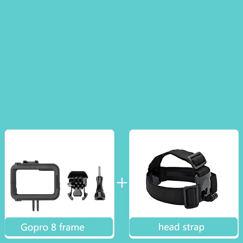 Для Gopro hero 8 Protecive чехол пластиковая рамка держатель набор для Gopro hero 8 black Action Camer аксессуары - Цвет: option 3