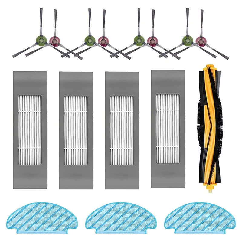 2 Staubbeutel Ersatzteile Passend für Ecovacs Deebot OZMO N8 PRO N8 PRO+ N8 N8+ Roboter Staubsauger,6 Seitenbürsten 1 Hauptbürste 4 Filter 2 Staubbeutel Ersatzteile Passend für Ecovacs Deebot OZMO N8 PRO N8 PRO+ N8 N8+ Roboter Staubsauger,6 Seitenbürsten 1 Hauptbürste 4 Filter