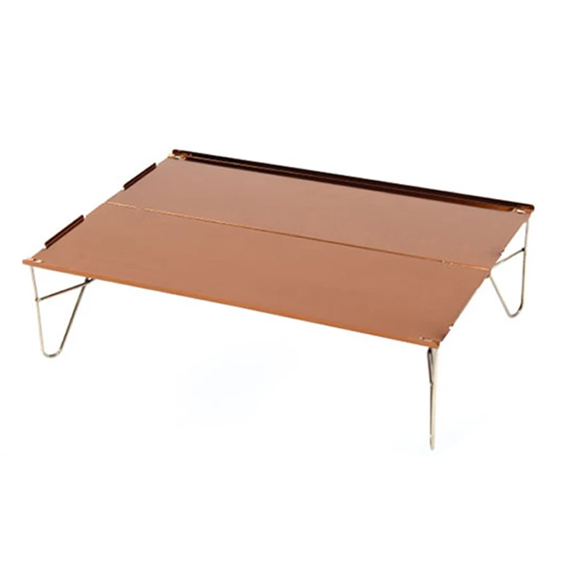 

Portable Mini Ultra-Light Aluminum Folding Camping Table Fits Picnic Outdoor Barbecue 1-People Use