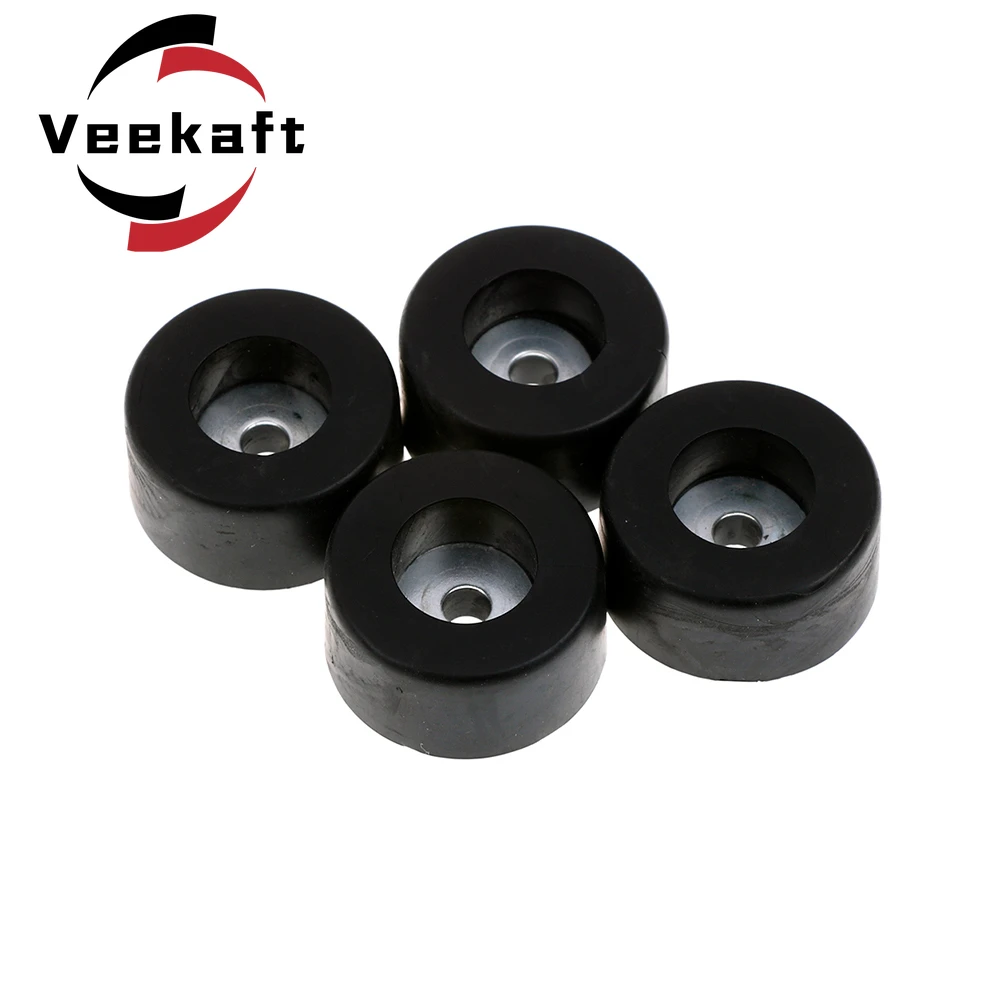 보론 트라이던트 3D 프린터 고무 발 댐퍼 패드 베이스, 블랙 컬러, 38mm X 19mm, 4 개