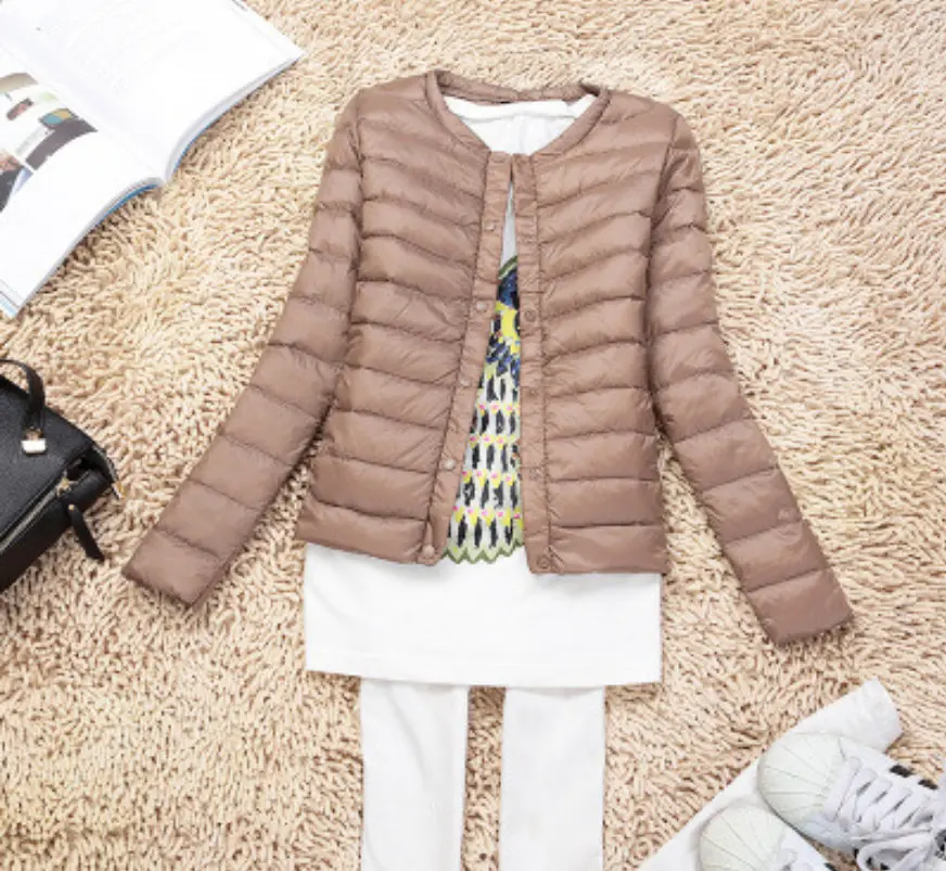 Goede 2020 nieuwe stijl vrouwelijke korte paragraaf nieuwe eendendons losse broodjesservice los down jas 725