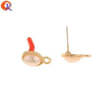 

Cordial Design 100Pcs 7*13MM Jewelry Accessories/Earrings Stud/Soft Pin/Imitation Pearl/Hand Made/DIY Making/Earring Findings