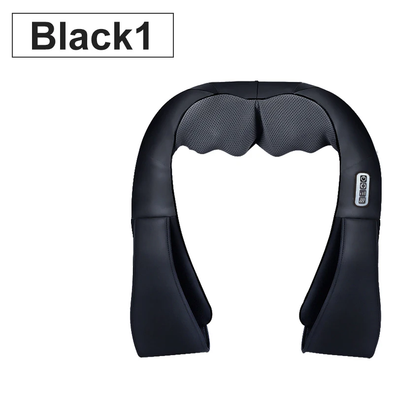 

(with Gift Box)JinKaiRui U Shape Electrical Shiatsu Back Neck Shoulder Body Massager Infrared Heated Kneading Car/Home Massagem