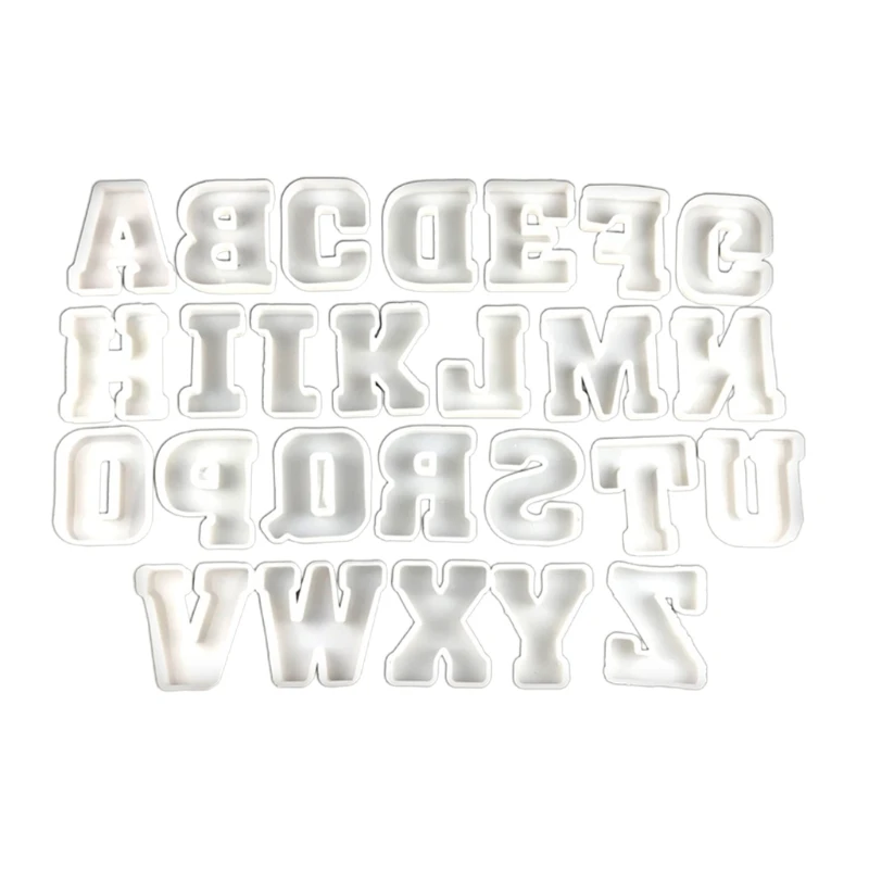 

Letter Resin Casting Molds DIY Alphabet Jewelry Casting Mold Jewelry Craft Making Tools for Making Hanging Ornaments N2UE