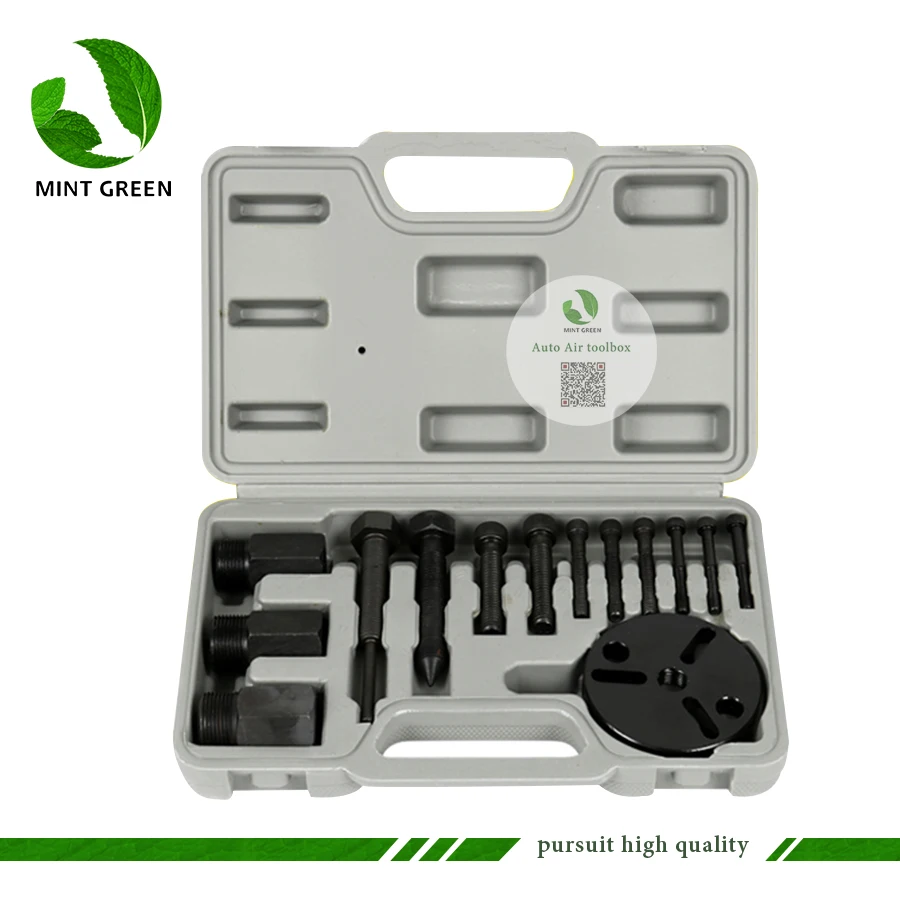 

Car Air Conditioning Repair Tools for Disassemble Compressor Clutch Suction Cup Suction Head Removal Pump Head Tool Box