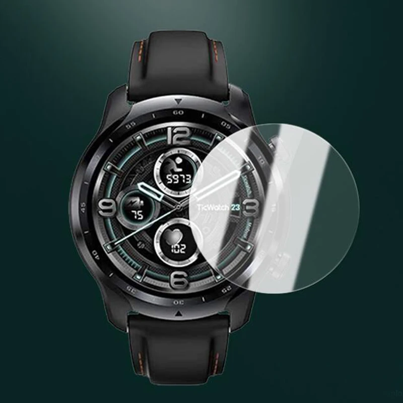 Защитная пленка для смарт-часов Ticwatch Pro 3 Sport прозрачная из закаленного стекла |