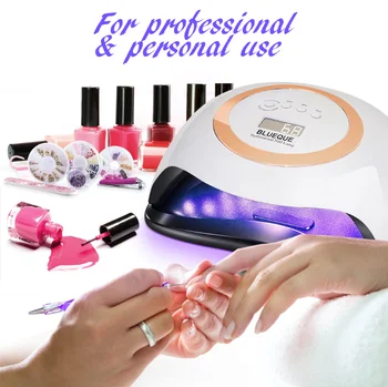 

1PC 168W Nail Art Lamp Quick-drying Intelligent Induction Uv Gel Led Lamp Professional Nail Art Nail Polish Glue Baking Lamp