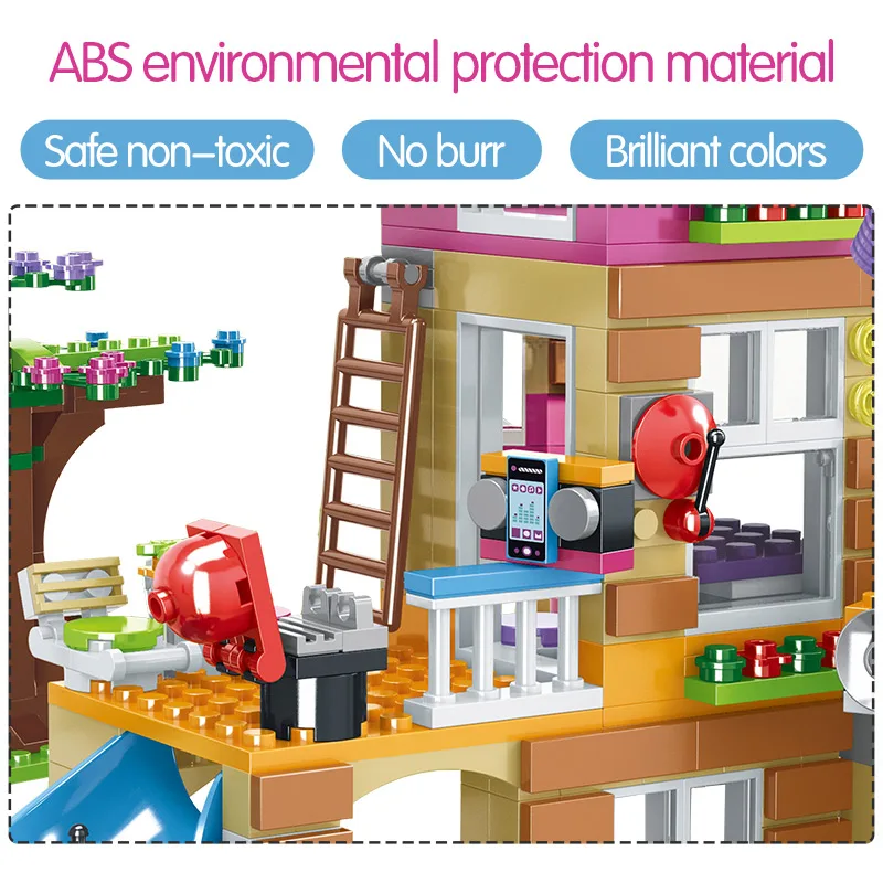 Ceny 868 sztuk klocki dziewczyny przyjaźń dom układania cegieł kompatybilny Legoinglys dziewczyny przyjaciele dla dzieci zabawki dla dzieci