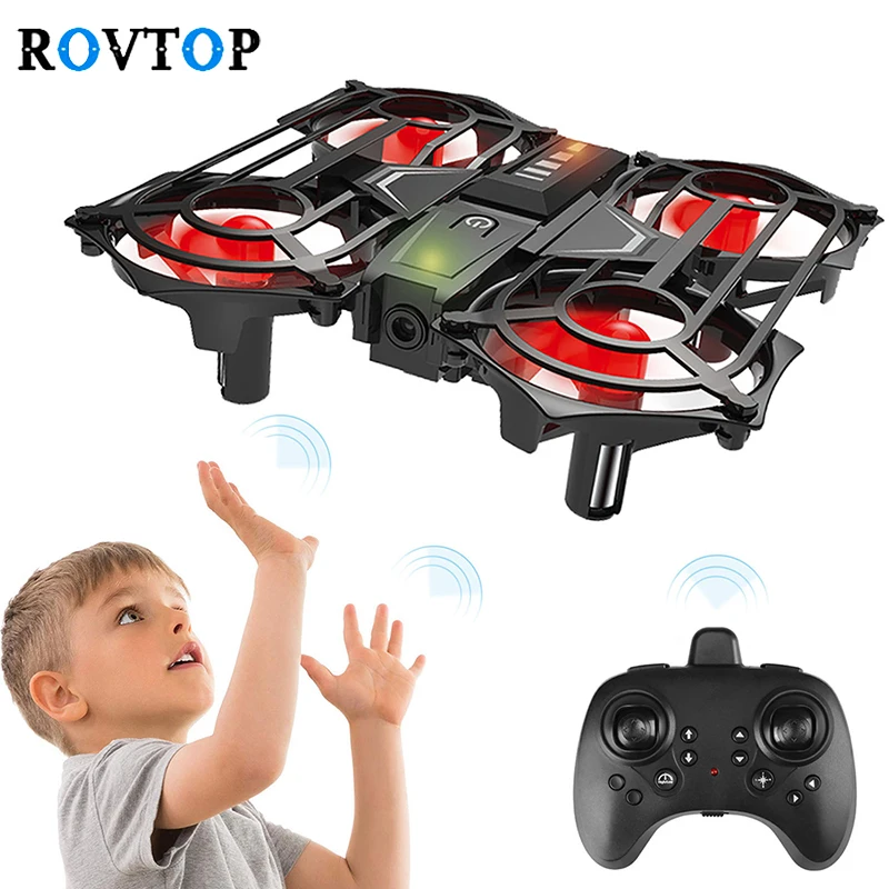 

Smart Remote Control 2.4Ghz Interactive Sensing RC Quadcopter Throw to Fly Remote Control Gesture Dual-Mode RC Drone RTF