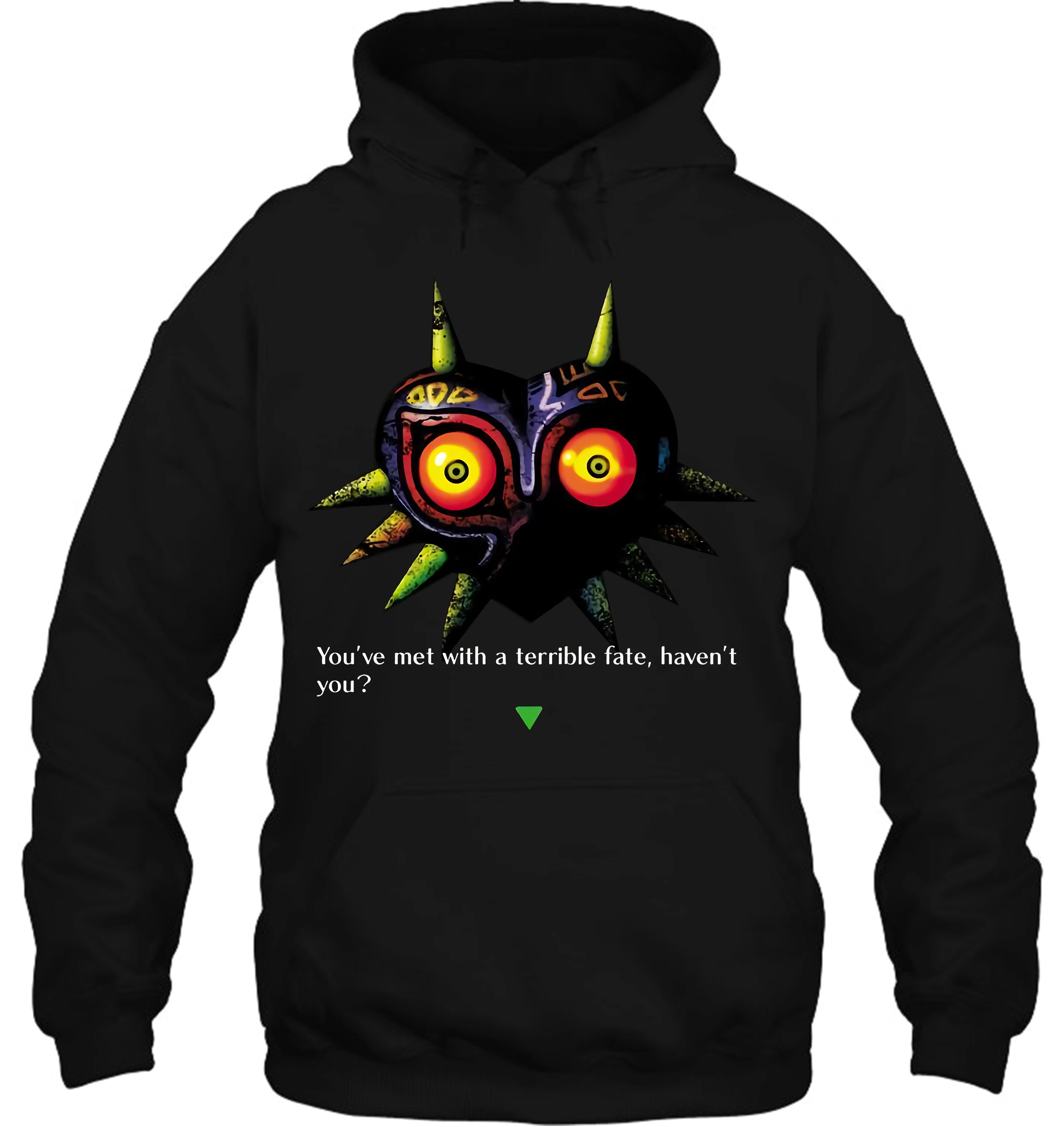 Мужская толстовка с капюшоном Majora's Mask Legend of Zelda N64 в стиле ретро от S до 2XL женская