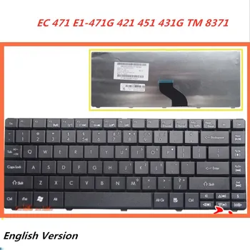 

Laptop English Keyboard For ACER ASPIRE EC 471 E1-471G 421 451 431G TM 8371 Notebook Replacement layout Keyboard
