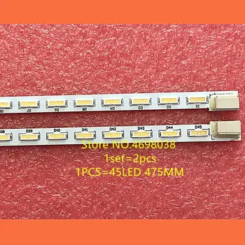 

2pcs 42" V-9803-A49-10 015B8000-A49-001-9803 LBM420M0905-AX-1 45LED 475MM For Skyworth Led Backlight Strip