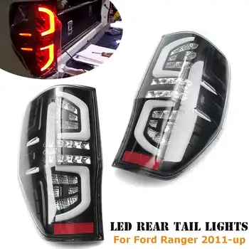 

Pair Clear LED Tail Light for Ford Ranger 2012 2013 2014 2015 2016 2017 2018 2019 Tail Light Rear Brake Signal Light Accessories