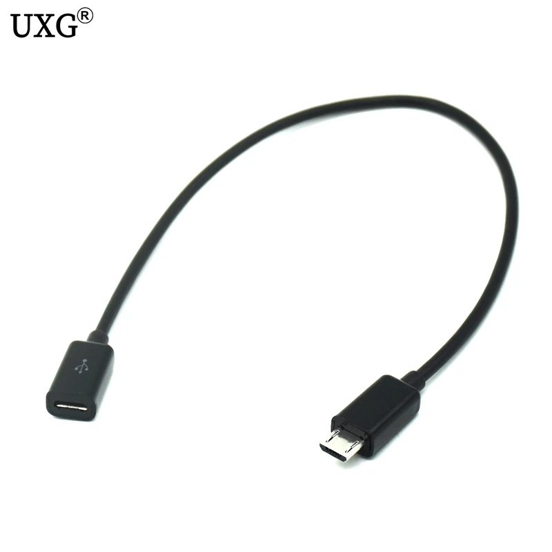 Micro USB Female to Micro USB Male F/M Extension Extender Date Charging Short OTG Cable 10cm 20CM 50CM 1m 1.5m 2m usb charging cable usb extension cable connector extension cable