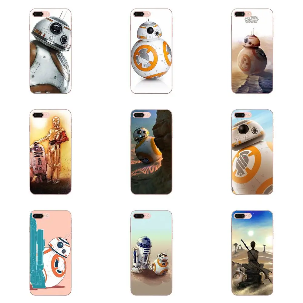 TPU Phone Starwars Bb-8 Droid Robot Bb8 S For Samsung Galaxy Note 5 8 9 S3 S4 S5 S6 S7 S8 S9 S10 mini Edge Plus Lite | Мобильные