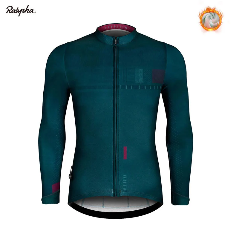 cycling shirt 12 Зимняя одежда для велоспорта, одежда для езды на велосипеде с длинным рукавом, комплект Джерси для верховой езды, термальный флисовый Майо, Ropa Ciclismo Invierno, сохраняющий тепло - Цвет: cycling shirt 12