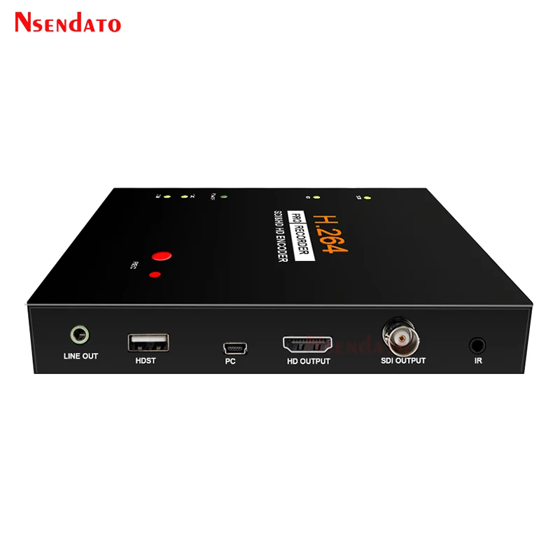 Nsendato EZCAP286 SDI HDMI H.264 Pro HDMI Recorder Box With Remote Control for  USB SD Disk SDI HD 3G Video Capture Card Encoder