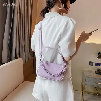 

New 2020 PU Leather famous brand Black High Quality Classic Chain Crossbody Wild Designer Handbag Fashion tote