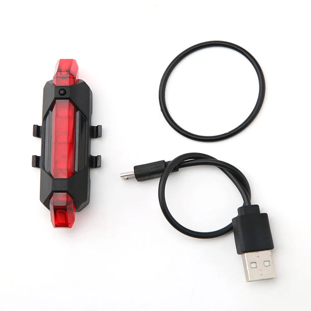 USB Перезаряжаемый велосипедный задний светильник, водонепроницаемый супер яркий светодиодный фонарь для велосипеда, простая установка для езды на велосипеде Предупреждение светильник# LR3