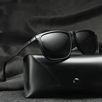 

New polarized sunglasses men's colorful square driving очки fashion trend UV400 Мужские солнцезащитные очки