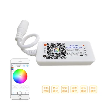 

Mini Bluetooth RGBW LED Controller DC 12V-24V Bluetooth Remote Control for LED RGBW Strip Wireless iOS Android APP Control