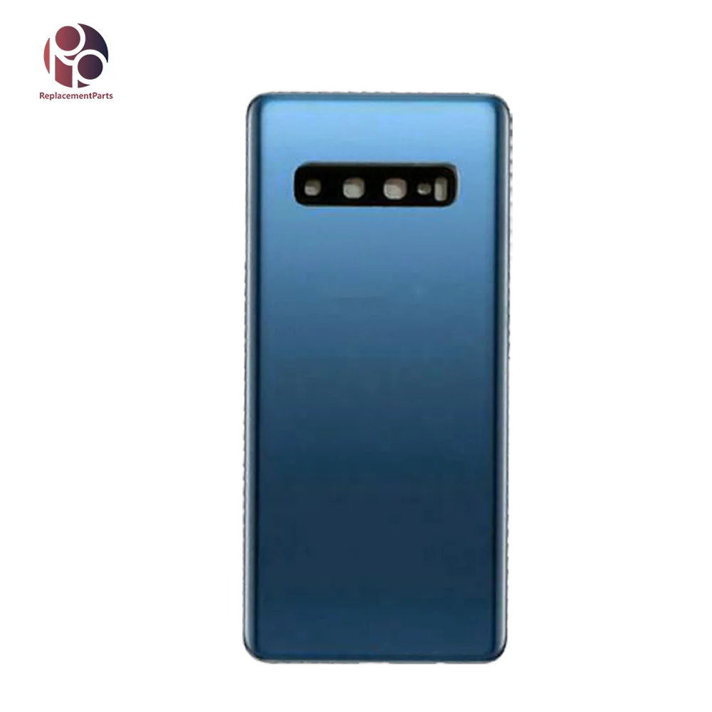 10 шт. Задняя крышка батареи для samsung Galaxy S10 6," /S10 Plus S10+ 6,4"/S10E дверной корпус с наклейкой+ объектив камеры