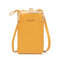 Hot Selling Women Small Phone Cross Body Purse PU Leather Blocking Cross Body Cell Bag For Women With Zipper & Lock In Stock 1