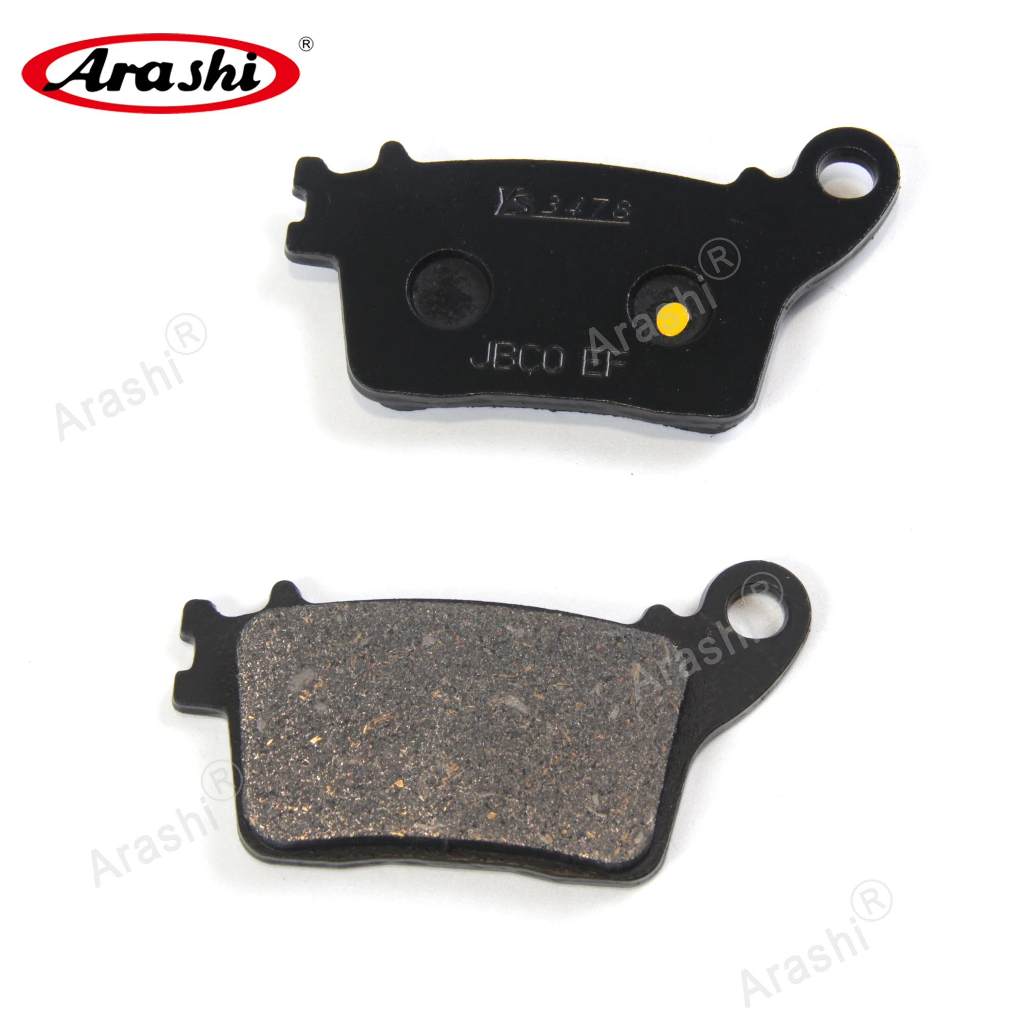 Arashi 1 Pair For HONDA CBR 600 RR 2007 - 2014 Motorcycle Rear Brake Pads CBR600RR CBR600 2008 2009 2010 2011 2012 2013