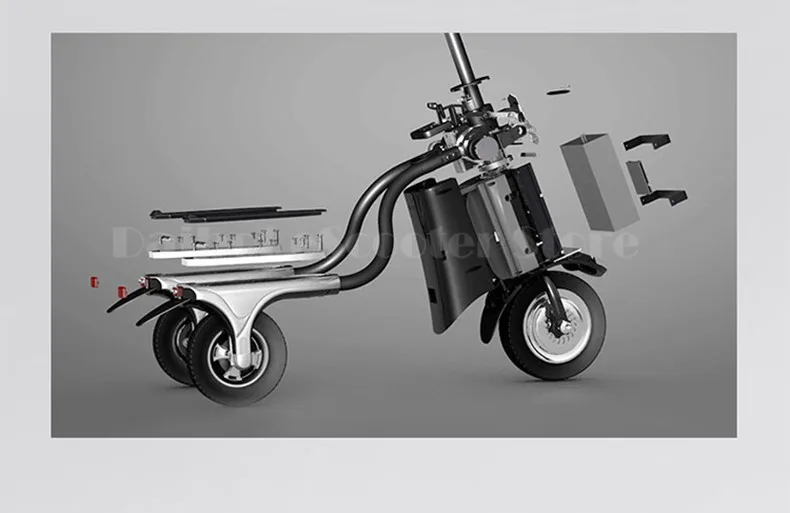 Daibot Electric Scooter Adults Three Wheel Electric Scooters Quick Charge 10 inch 36V 600W Electric Skateboard Scooter With APP  (1)