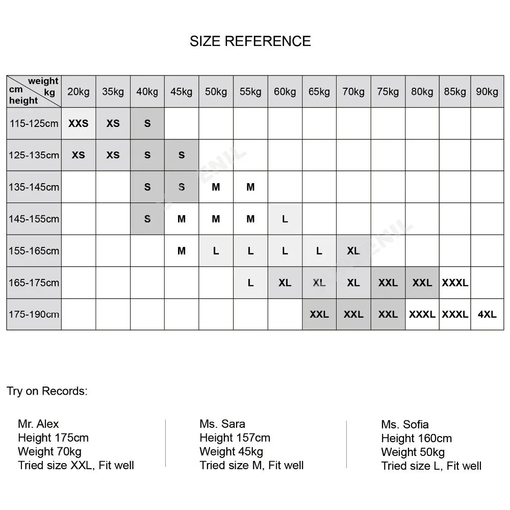 二维尺码表_1_SURVENIL