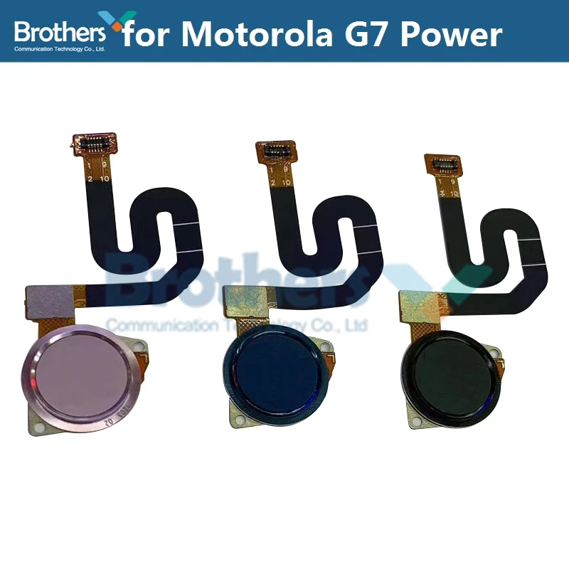 Оригинальный гибкий кабель для Motorola Moto G7 Power G7Power со сканером отпечатков пальцев