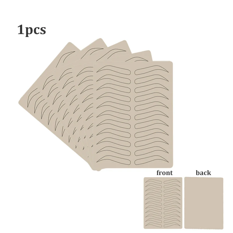 Suministros de Microblading para maquillaje permanente, maquillaje para cejas, práctica de tatuaje, látex, piel, cejas, entrenamiento cosmético, No necesita tinta, línea de punteado