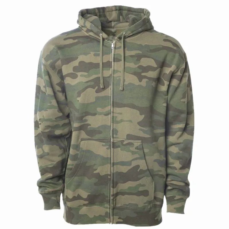 

Men's Camouflage Zip Hoodie (Print Faulty)