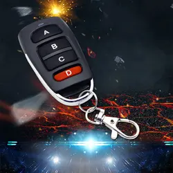 Fixed Code 433 MHz Wireless Copy Remote Control Garage Door Opener Key Chip Lz-030Abcd 433Mhz Metal Clone Controller