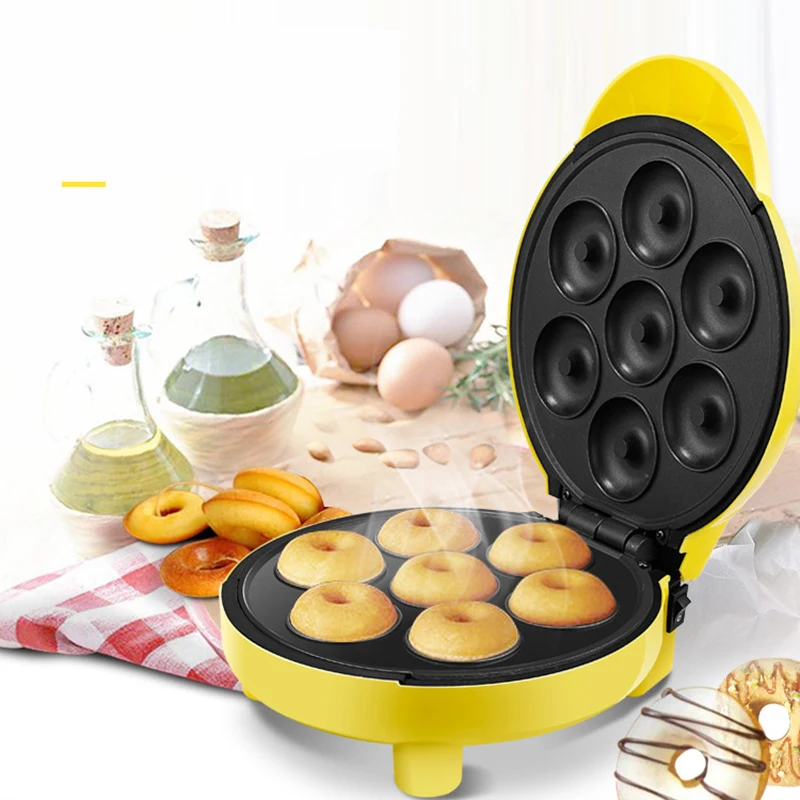 

Home Automatic Electric Mini Doughnut Maker Cake Machine Double-sided Heating Cooking Machine for Kitchen 220V