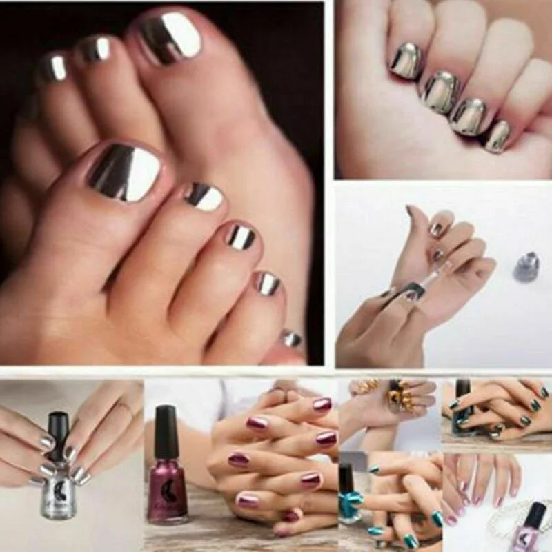 Holographic Powder Holosexual Salon Nails Pigment Mirror Chrome Gel Nail Polish Powder Nail Product HJL2019