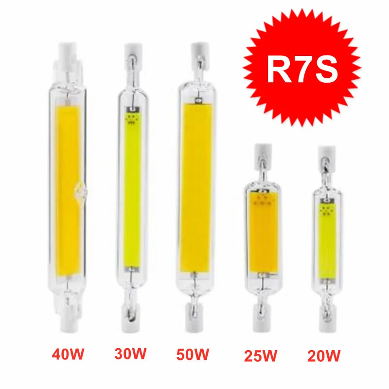 R7 Light Bulb Lamp Superbright Led R7s Ac220v 110v High Powerful