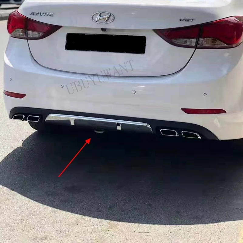 

For Hyundai Elantra 2012 2013 Rear Spoiler Bumper Diffuser Bumpers Protector Body kit Car Styling