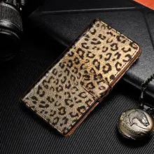 Блестящий кожаный чехол для Apple iPhone 11 Pro XR 6 6s 7 8 Plus X XS Max Леопардовый кошелек с мехом флип-чехол с животными для iPhone 11 Pro Max