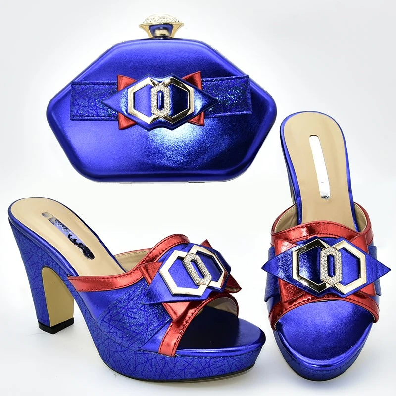 Новейший дизайн итальянские туфли и сумки подходящие к обуви с сумкой набор