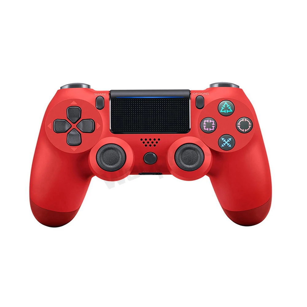 Для PS4 Bluetooth беспроводной контроллер для Playstation 4 Беспроводные вибрационные геймпады для Dualshock PS4 джойстик - Цвет: Красный