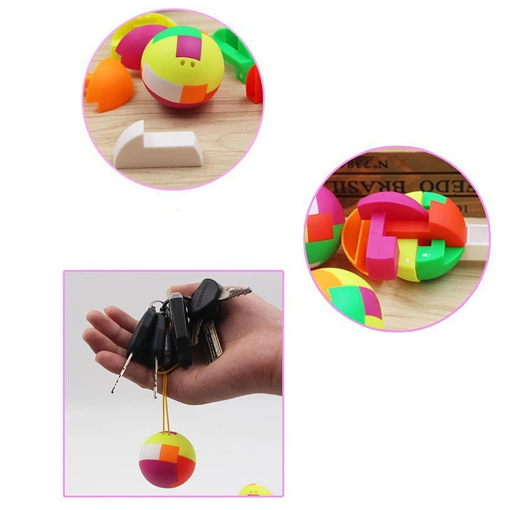 Интеллектуальная головоломка сборка мяч игрушка раннее развитие ребенка игрушка детский подарок пластиковые мини многоцветные шарики игра-головоломка
